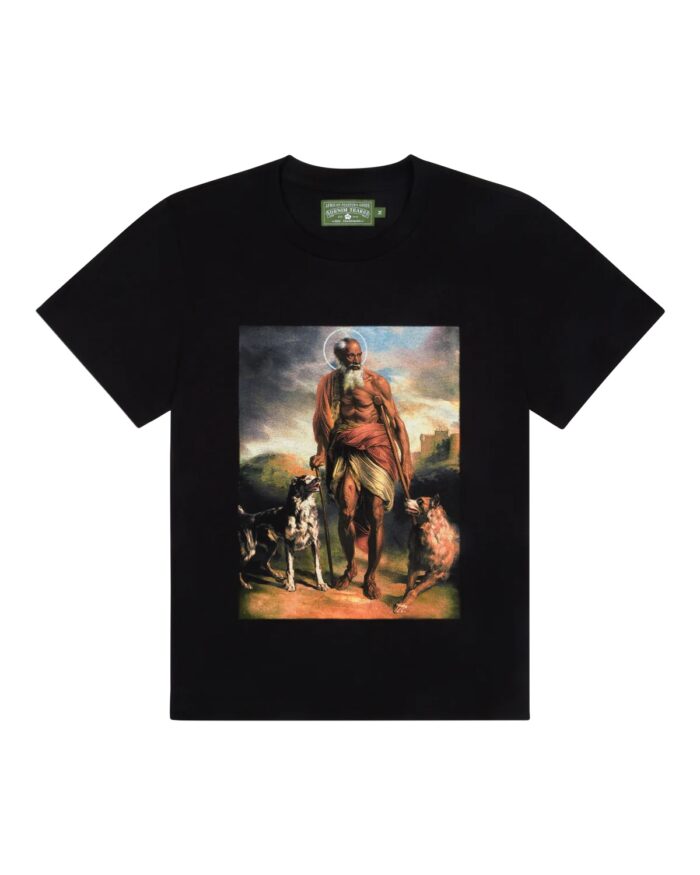 Denim Tears Merch Black Lazarus T-Shirt