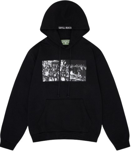 Denim Tears Merch Black Entertainment Hoodie