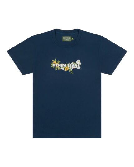 Denim Tears Merch Navy Logo T-Shirt